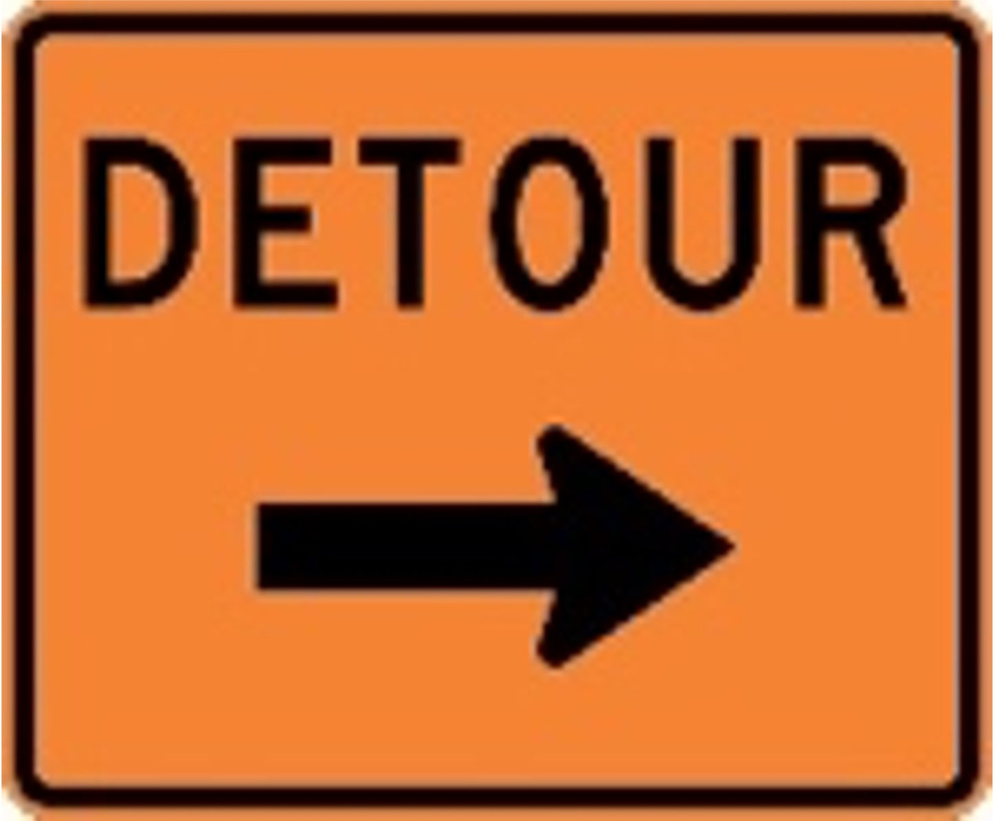 Detour w/ Arrow Right